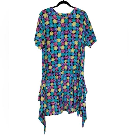 Vintage Liz Claiborne 100% Silk Drop Waist Dress - Size 12 - Picture 1 of 8